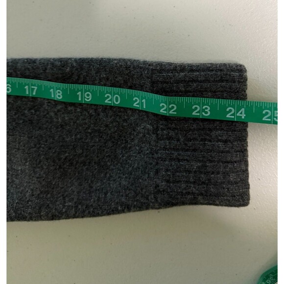 Vintage Gap Mens Wool Military Epaulet Button Front Gray Casual Sweater Jacket L - Picture 9 of 9